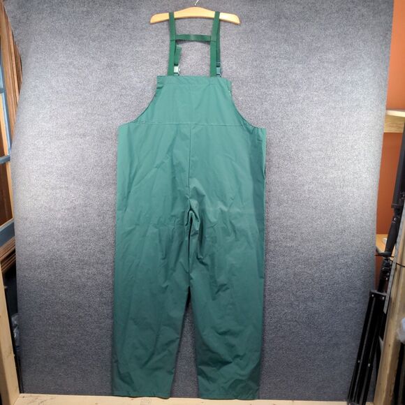 Stearns Dry Wear Bib Overalls XXL Green Adjustable Strap PVC - Picture 3 of 12